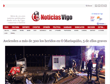 Tablet Screenshot of noticiasvigo.es